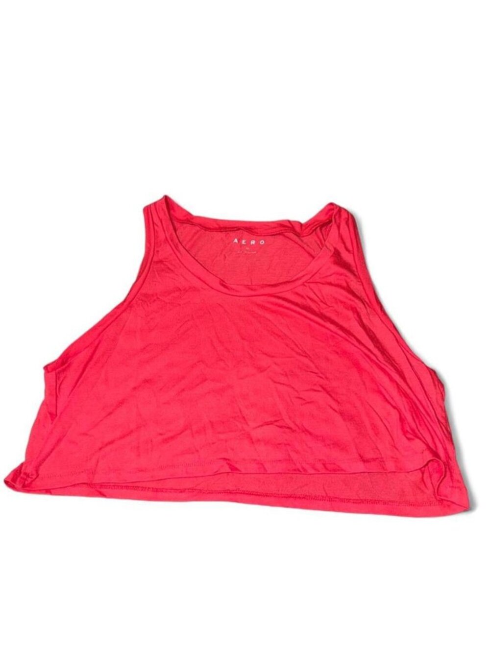 Aeropostale Hot Pink Cropped Tank Top Size XL
